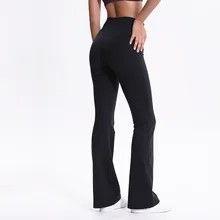NWT 2019 Tummy Control Full Pant Boot Cut Yoga leggings workout Running Exercie Gym leggings 4 Way Stretch Boot Leg Yoga Pants