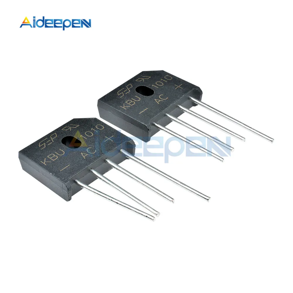 

10PCS KBU1010 KBU-1010 10A 1000V ZIP Diode Bridge Rectifier Diode New
