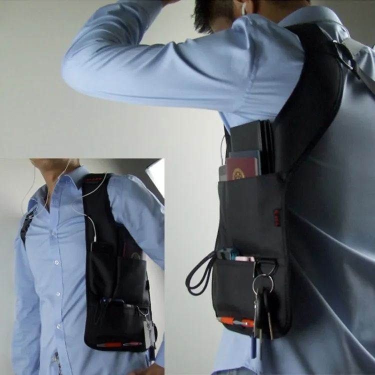 LHLYSGS женская сумка для путешествий с защитой от кражи через плечо Мужская кобура для безопасности на ремне для телефона с защитой от кражи подмышек сумки через плечо
