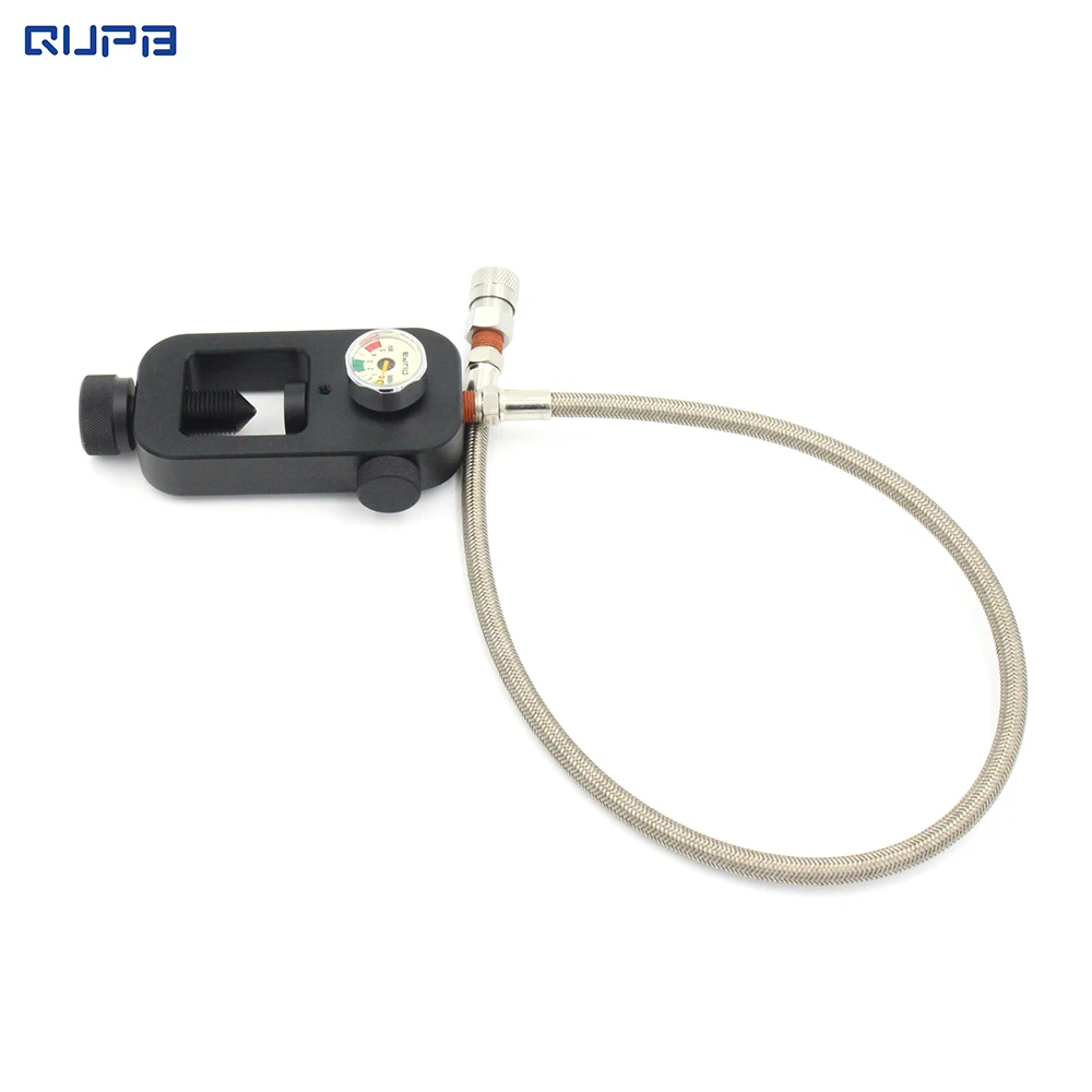 QUPB Scuba Yoke Paintball Yoke Valve For Scuba Tank Air Fill with 10