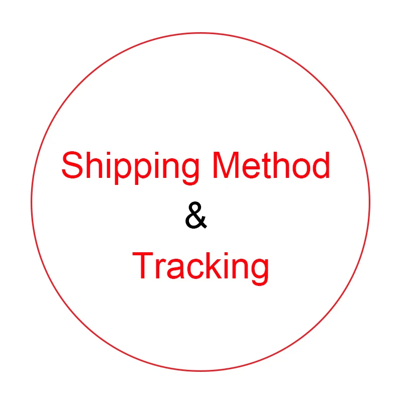 

Shipping method & Tracking the package