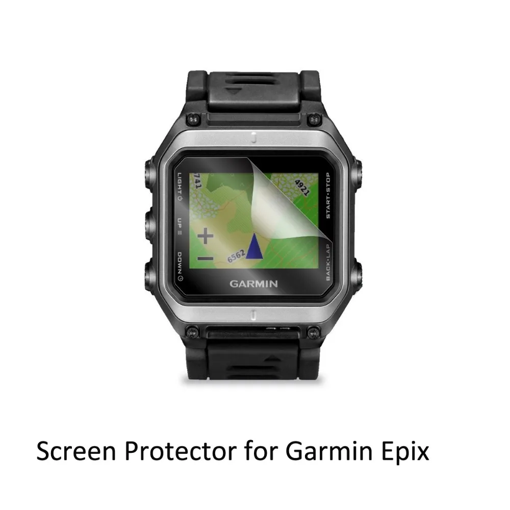 

3* Clear LCD PET Film Anti-Scratch / Anti-Bubble / Touch Responsive Screen Protector Cover for Garmin Epix