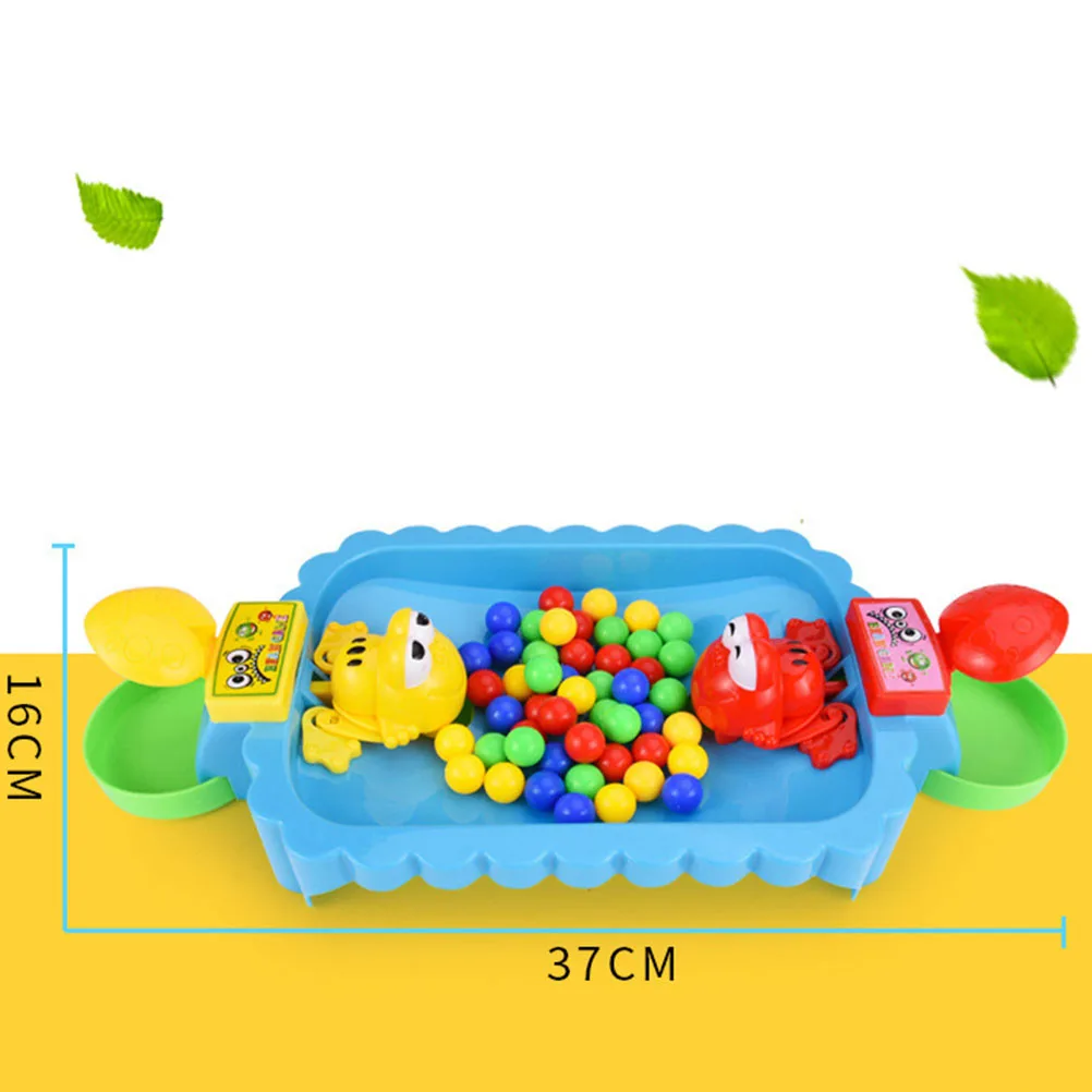 Забавные Голодные лягушки, обучающая игрушка, креативная настольная игрушка, интерактивная игра, бусины для кормления, детская игрушка для подарка, головоломки, игрушки для детей - Цвет: 2 Frogs 18 beans