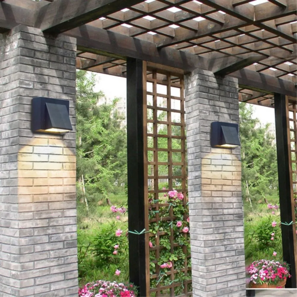 Lâmpada de Parede Levou ao ar Luz da Varanda à Prova Única Cabeça Livre d' Água Jardim Iluminação Arandela Corredor Lâmpada Ac85-265v Ip65 5 w 10 Cheap Luminárias de parede externas