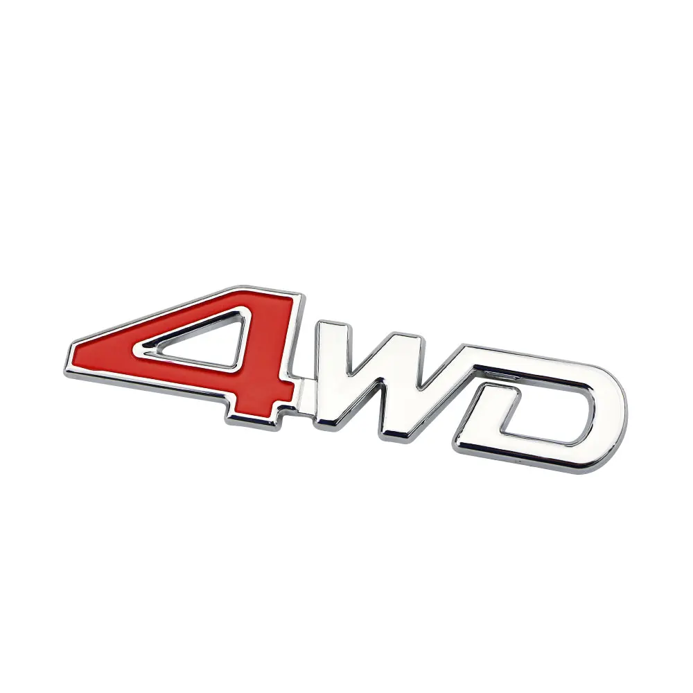 Автомобильный задний фонарь Jameo наклейка 4WD с 3D хромированным значком