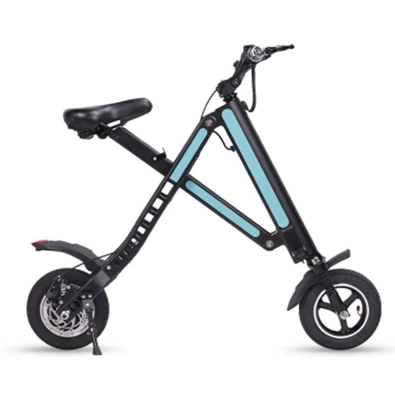  Fast Foldable Electric Bike 36V 250w 6.6AH 24km 10inch Lithium Battery Bicycle Aluminium Alloy Ebik