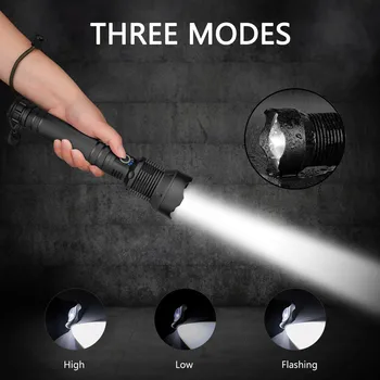

Portable P50 High Performance Ultra Bright 1200 Lumens Tactical LED Flashlight Lantern Torch Waterproof Powerful Flashlight