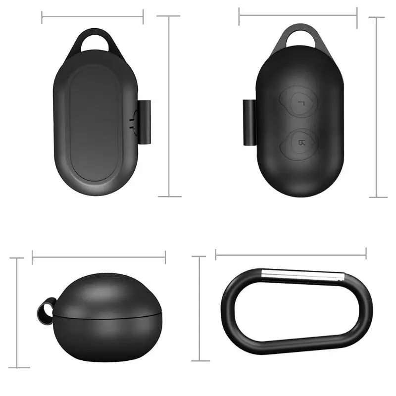 Раскладушка открывающийся анти-шок гибкий силиконовый защитный чехол полное покрытие для samsung Galaxy Buds Спортивный Bluetooth чехол для наушников