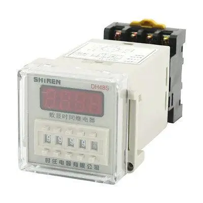 

DC 48V 35mm DIN Rail 11Pin 0.01s-9999h Delay Timing Time Relay Timer DH48S-11