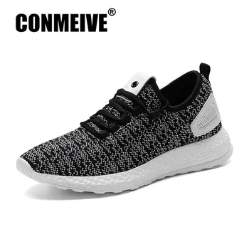 

Fashion Light Lace-up Man Casual Shoes Soft Breathable Refreshing Women Flat Shoes Outdoor Non-slip Hard-Wearing Lovers Sneakers
