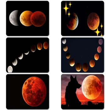 

Moon Phases Nature Rubber Table Mouse Pad Laptop Computer Enclosure Mousepad Mat