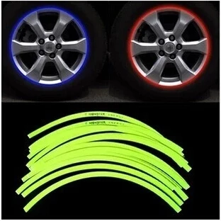 

Car-styling Wheel Rim Reflective Sticker For Hyundai ix35 iX45 iX25 i20 i30 Sonata,Verna,Solaris,Elantra,Accent