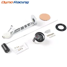 Датчик уровня топлива " дюйма 52 мм датчик уровня топлива Универсальный черный спортивный расхода топлива автомобиля метр Автогонки датчик YC100008