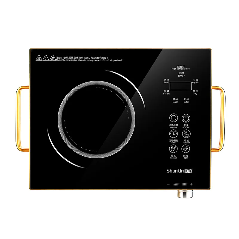 

ST-BH2 Induction Cooker Electric Ceramic Heaters Germany Quality Anti-electromagnetic Radiation Convection Furnace Stove