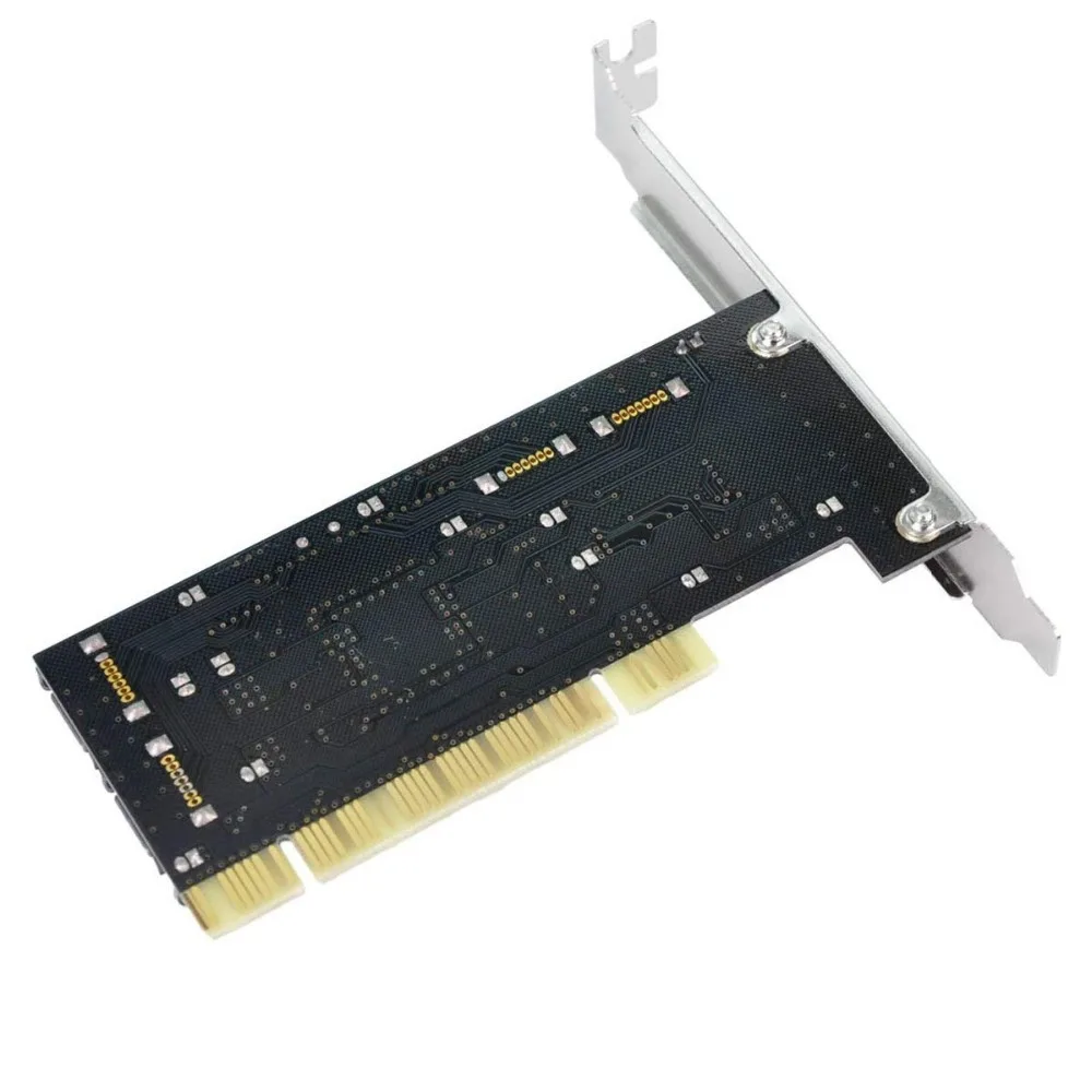 Карта PCI 4 порта SATA Внутренний RAID контроллер карта добавить на карту с чипсетом Sil 3114 совместимый со Спецификацией PCI