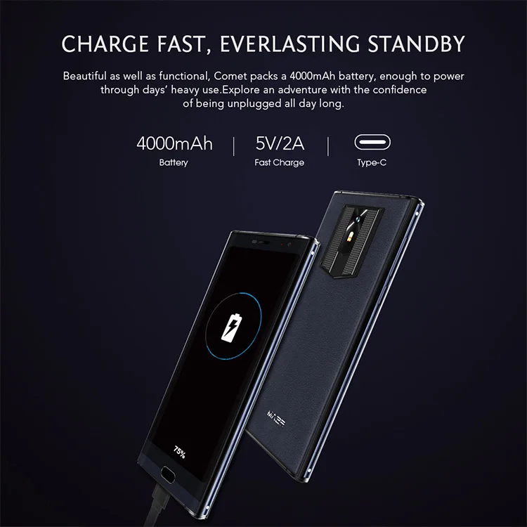 MAZE COMET 4GB RAM 64GB ROM MTK6750T 1.5GHz Octa Core 5.7 Inch 2.5D Corning Gorilla Glass HD+ Screen Android 7.0 4G LTE Smartphone