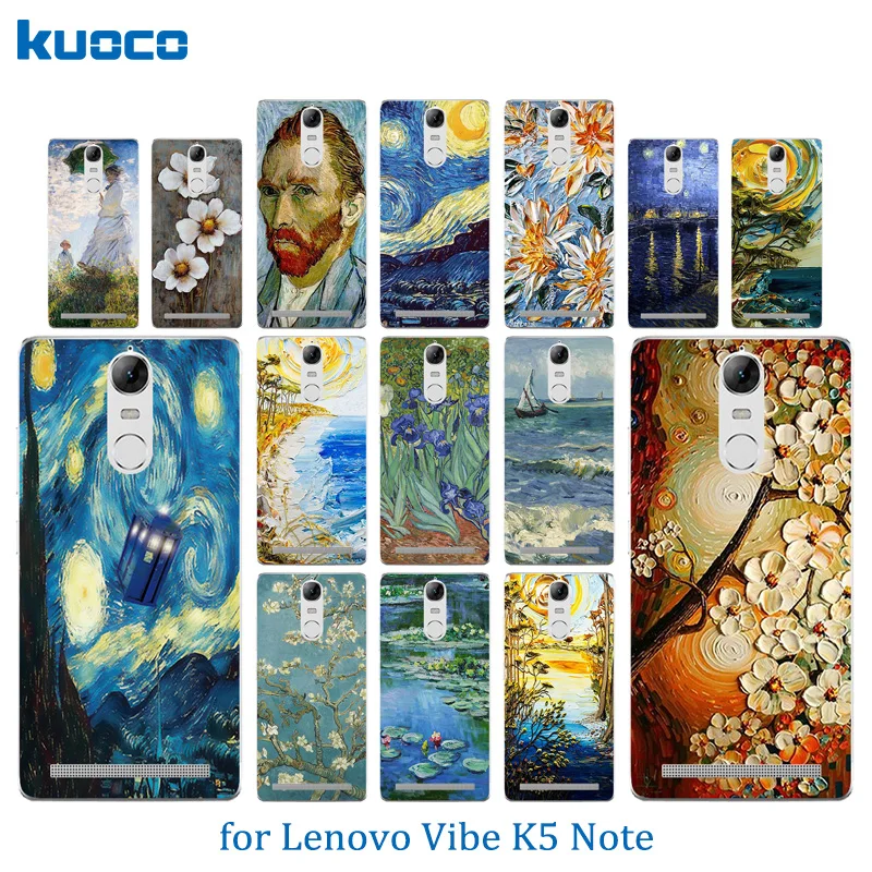 Чехол для Lenovo K5 Note A7020 Van Gogh с рисунком 5 дюймов чехлы из мягкого ТПУ силикона K5NOTE/K