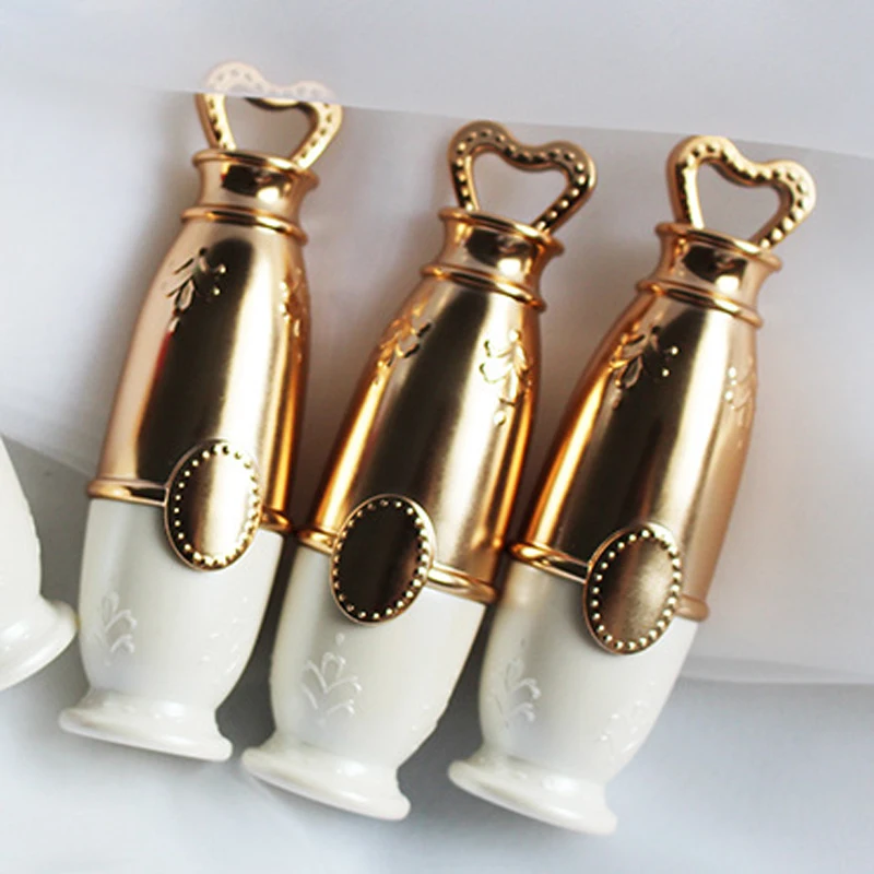 

Crown Princess Style Luxury White with Rose Gold DIY Empty Lipstick Lipgloss Tube Bottles Makeup Containers Tools 20pcs/lot