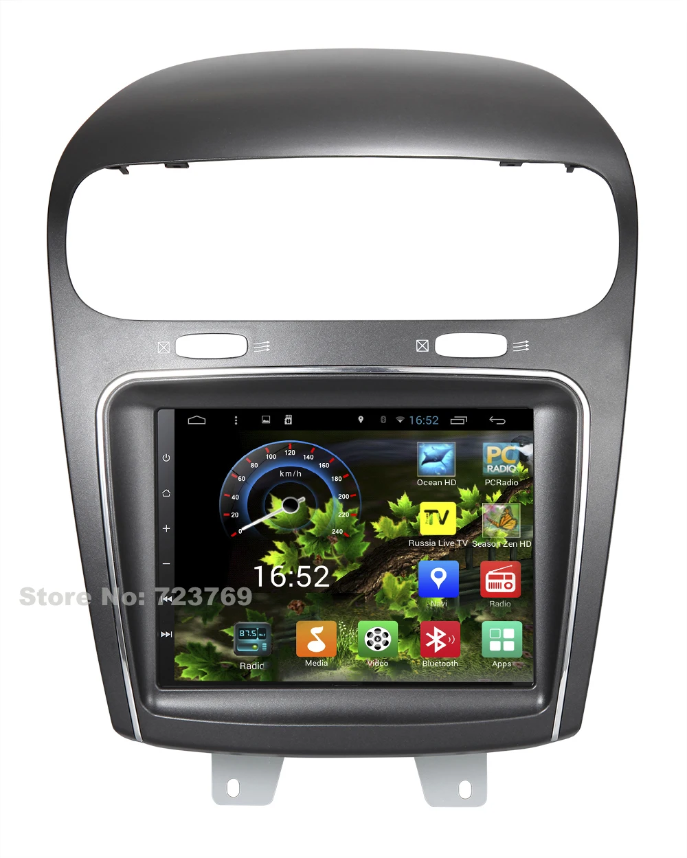 Perfect 8.4 inch 32G ROM Android 7.1 Car GPS Navigation System Media Stereo Auto Radio Player Video Audio For Dodge For Fiat Freemont 19
