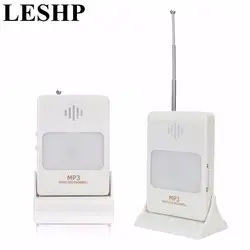LESHP цифровой Беспроводной дверной звонок широкий угол обзора 180 градусов инфракрасный приемник передатчик Long Range с светодиодный MP3 для