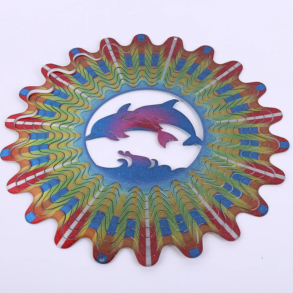 

12 INCHES 3D WIND SPINNER high quality and amzing design