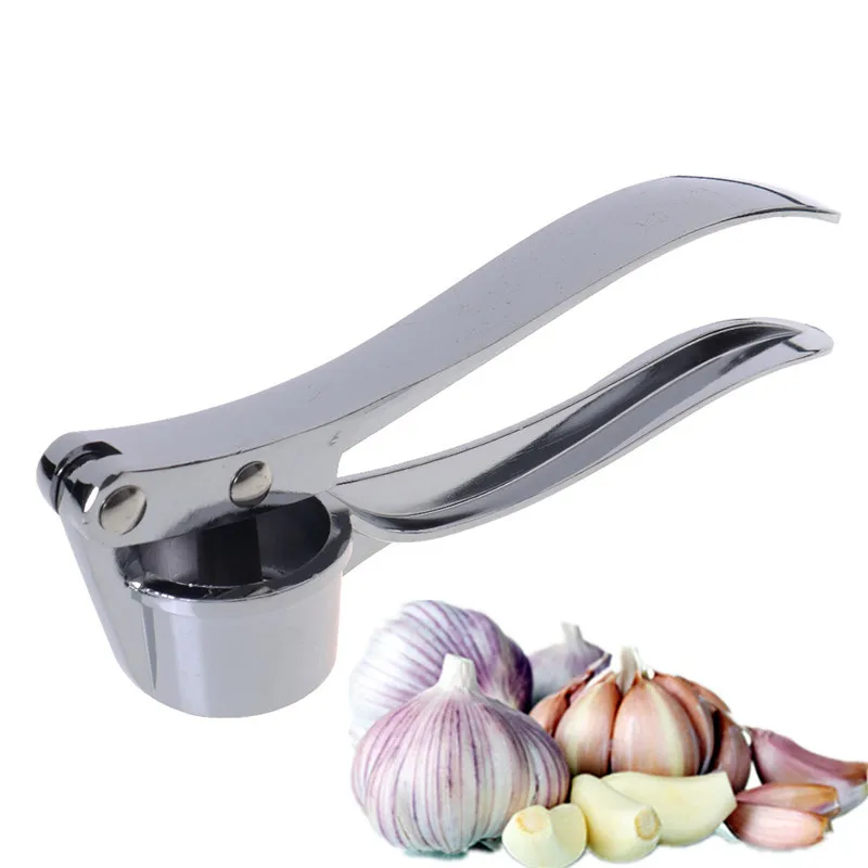 

Stainless Steel Garlic Crush Tools Kitchen Cooking Ginger Garlic Presses Grinding Fruit Vegetable Tools