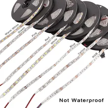 С регулируемой яркостью 5050 RGB светодиодный полосы 12V Водонепроницаемый светодиодный лента украшения дома светильник ing лампы 5 м 300 светодиодный 60 шт./м SMD5050 Fiexble с подсветкой светильник