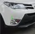 Автомобиль Интимные аксессуары для Toyota RAV4 RAV 4 2013 2014 2015 ABS Chrome фронт + задний противотуманных фар Крышка лампы Foglight планки литье 4 шт.
