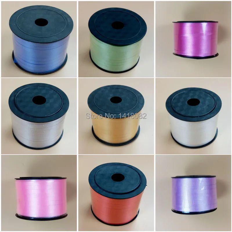 

Hot 1 pcs 100 metres balloon wedding celebration ribbon floating air ball hydrogen helium balloon tying rope gift box