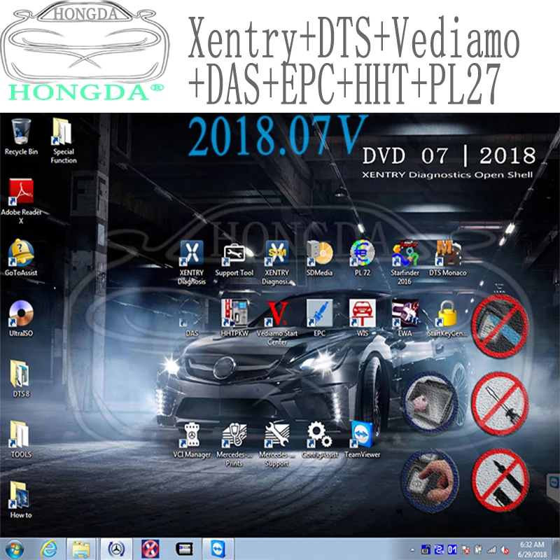Доступная заводская цена 2019 12 MB STAR C4 SSD 320GB mb star c5 программное обеспечение vediamo XEN