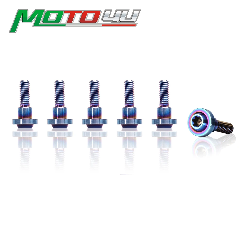 Титан/Ti m6x20мм для Yamaha R1 1998-2009/R6 1999-2008 передний дисковый тормозной ротор болт синий 6