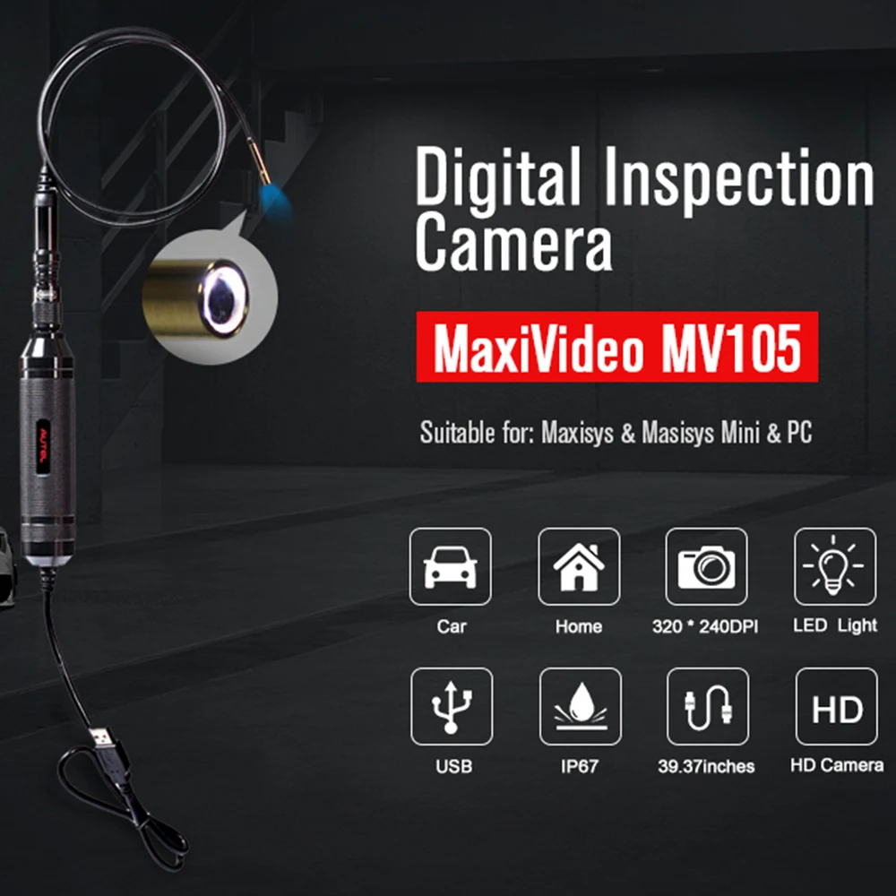 Autel MaxiVideo MV105/108 Automotive Inspection