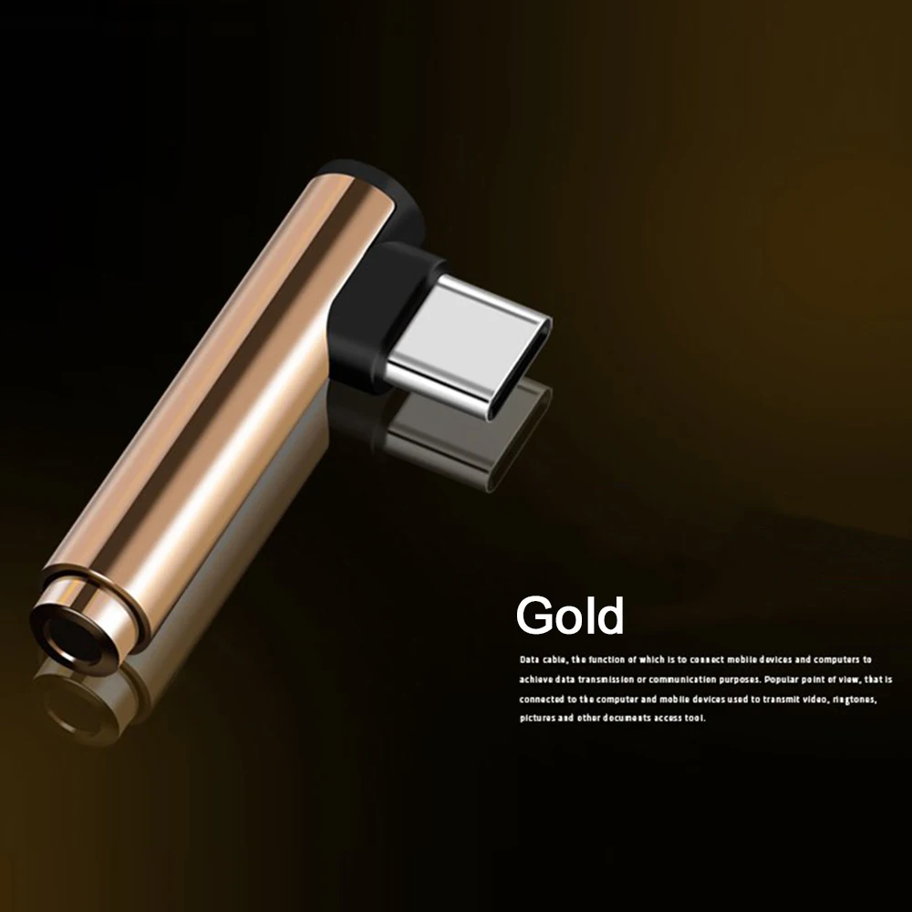 Оптовая продажа переходник для наушников USB Type C на 3 5 мм AUX кабель конвертер Xiaomi