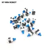 Mini bouton poussoir DPDT, carré, 7x7x12MM, 6 broches, 20 pièces/lot, livraison gratuite ► Photo 3/6