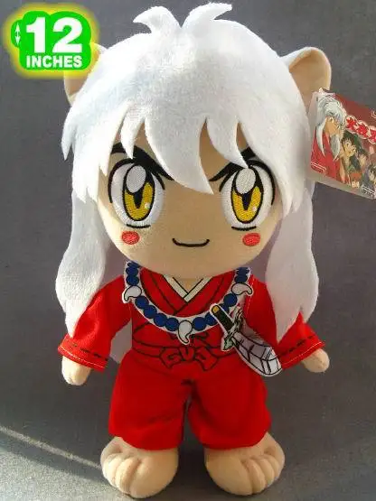 Плюшевые персонажи мультфильмов подарок игрушка Inuyasha плюшевые стоя Sesshoumaru кукла подарок о 32 см