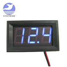 Cfsunbird мини для DC 4,5 В-30,0 В вольтметр высокое качество 0,56 дюймов светодио дный Цифровой вольтметр подходит для разных случаев