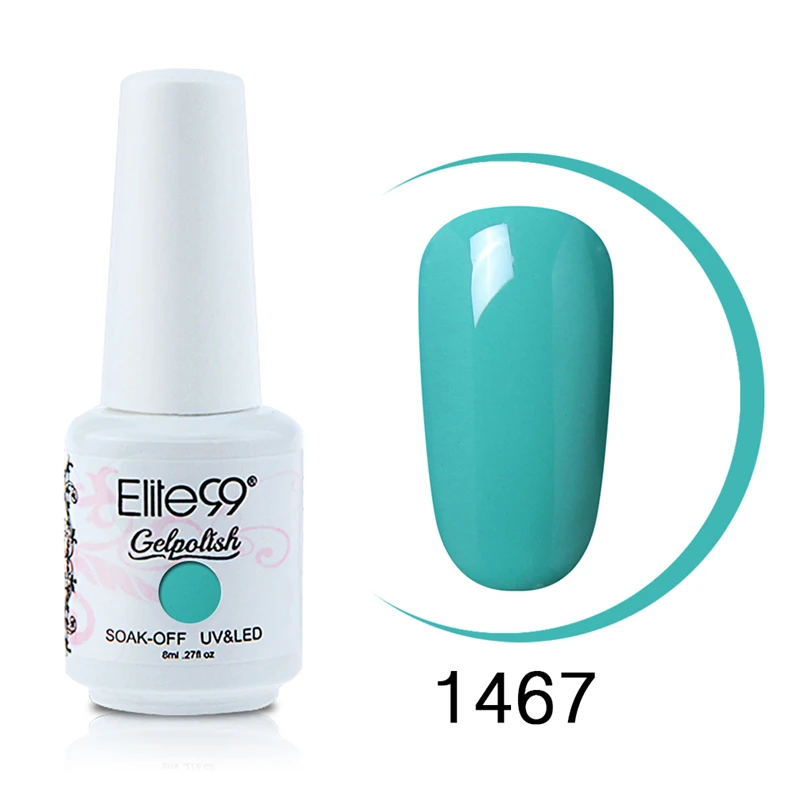 Elite99 50 цветов УФ-гель для ногтей замачиваемый УФ-светодиодный Гель-лак для ногтей 8 мл эмалевый лак для ногтей гели для дизайна маникюра - Цвет: G1467