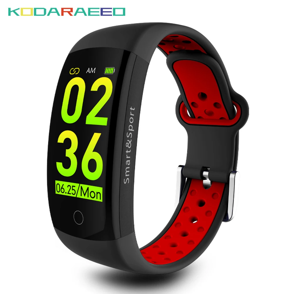 

Q6S Smart Bracelet Colors 3D dynamic Blood Pressure Heart Rate tracker Smartband Wristband Waterproof Sports Fitness Watch Band