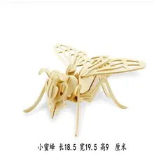 1 шт. Деревянный 3D пазл, пазл деревянная сборка автомобиля самолет динозавр модель DIY ручной работы детские развивающие игрушки