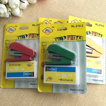 

FangNymph Super Kawaii Mini Small Stapler Useful Mini Stapler Staples Set Office Binding Stationery Random color