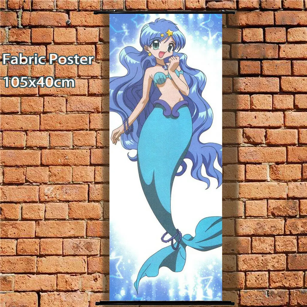 Cloth Poster Wall Scroll Mermaid Melody Pichi Pichi Pitch Hanon