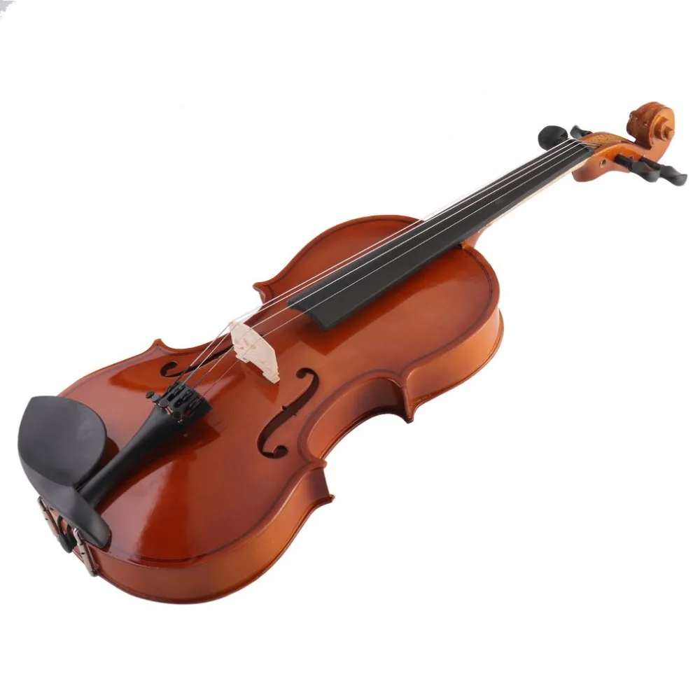 

Natural Acoustic 4/4 Violin Set Classic Learning Violin Beginners Stringed Instruments Portable Musical Instrument