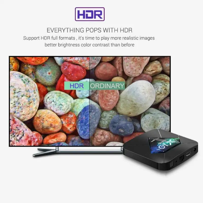 X10 Pro tv Box Android 8,1 Amlogic S905X2 4 Гб+ 32 Гб WiFi BT4.0 телеприставка