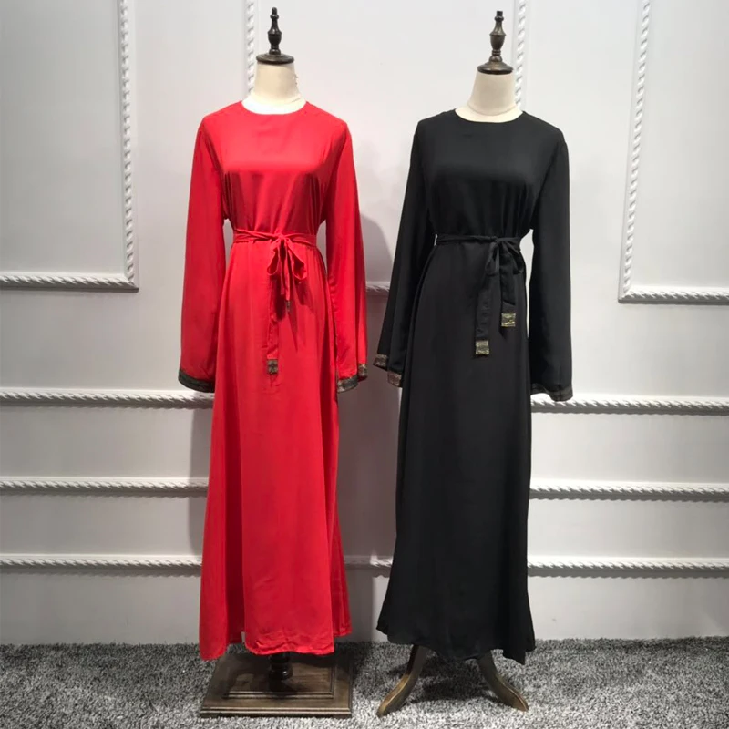 Черный Кафтан абайя Турция Дубай мусульманское платье джилбаб кафтан марокаин Рамадан абайя s Женщины хиджаб эльбиза турецкая исламская одежда