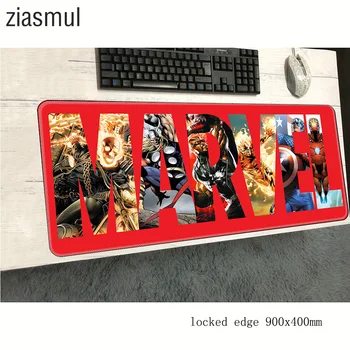 

Marvel Comics logo mouse pads 90x40cm pad to mouse notbook computer mousepad gaming padmouse gamer to keyboard mouse mat