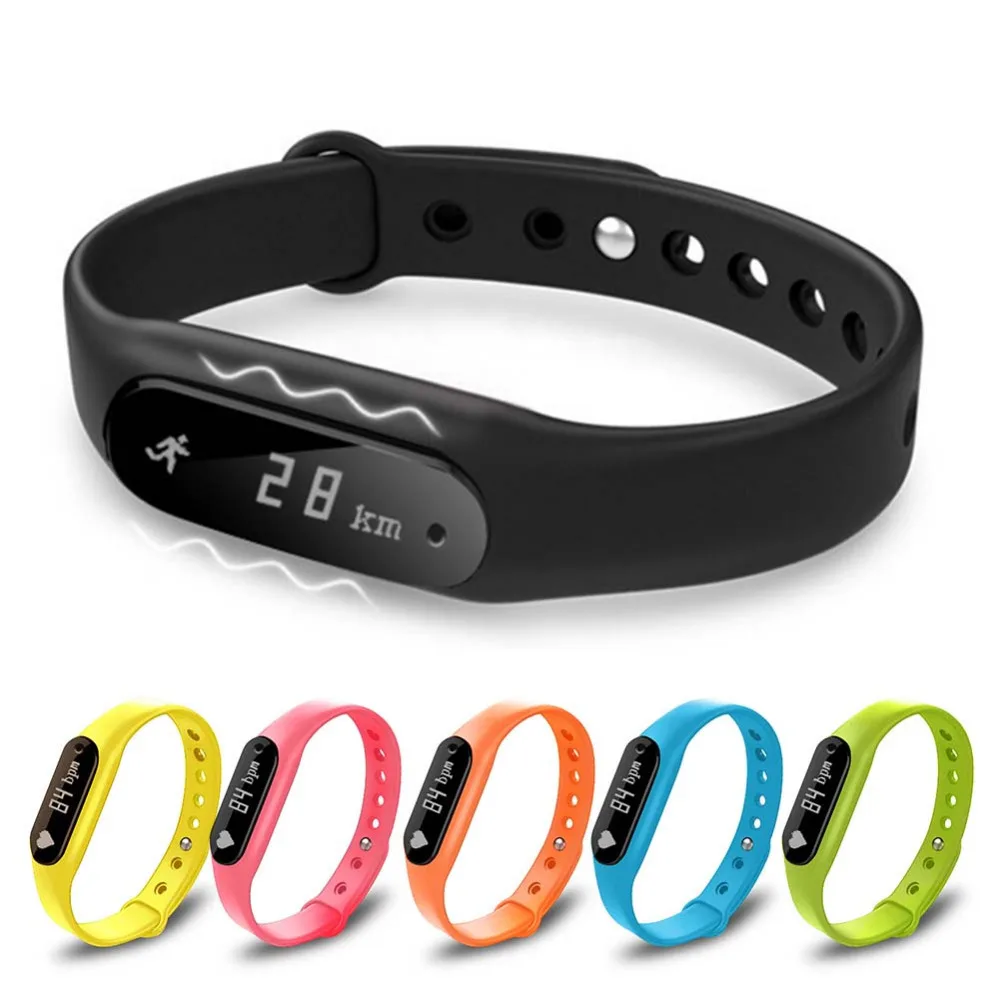 Smart Wristband Bracelet Bluetooth 4 0 SmartBands Waterproof Touch Screen Health Tracker Heart Rate Sleep Monitor