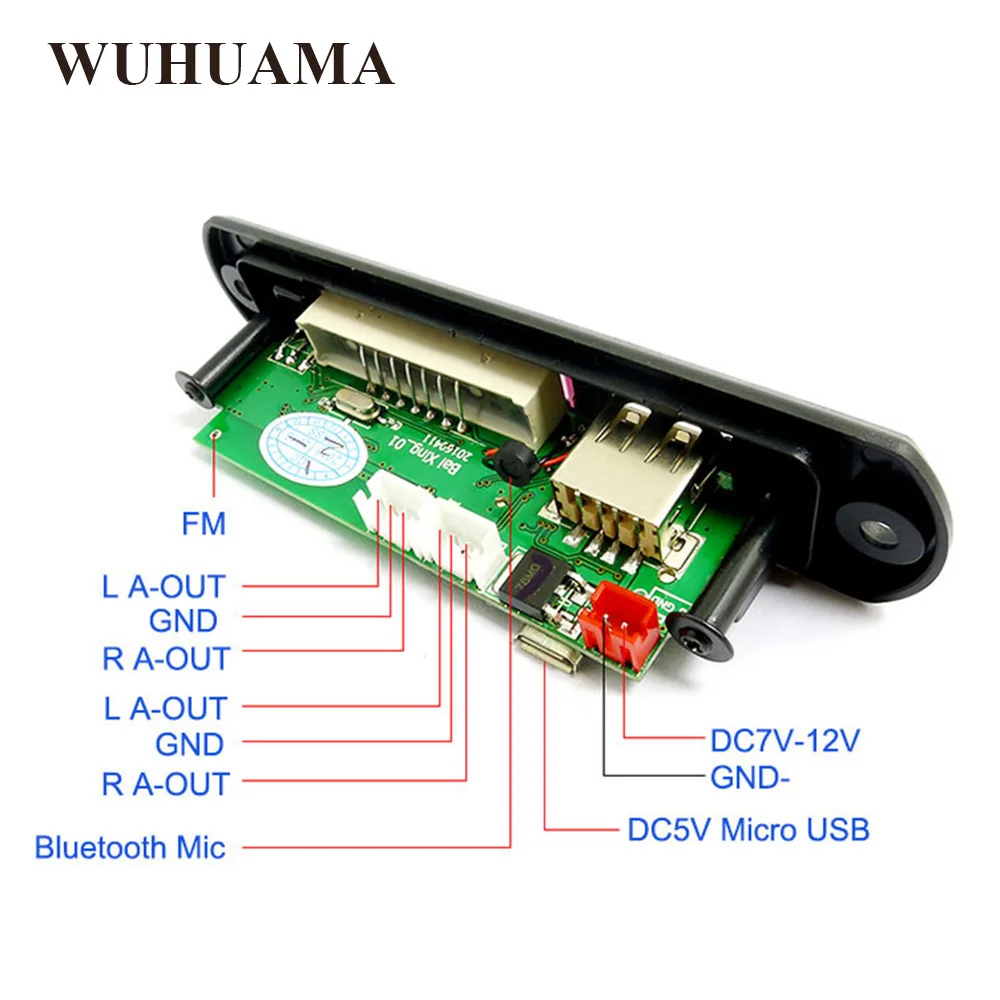 DIY Мини USB MP3 плеер Bluetooth модуль ЖК экран поддержка 16 Гб слот карты micro sd цифровой