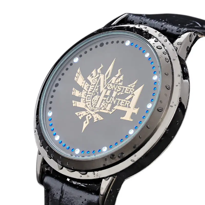 Часы Monster Hunter MHX Rathalos Icon Stygian Zinogre Коллекционное издание светодио дный светодиодный сенсорный экран водостойкие часы наручные часы