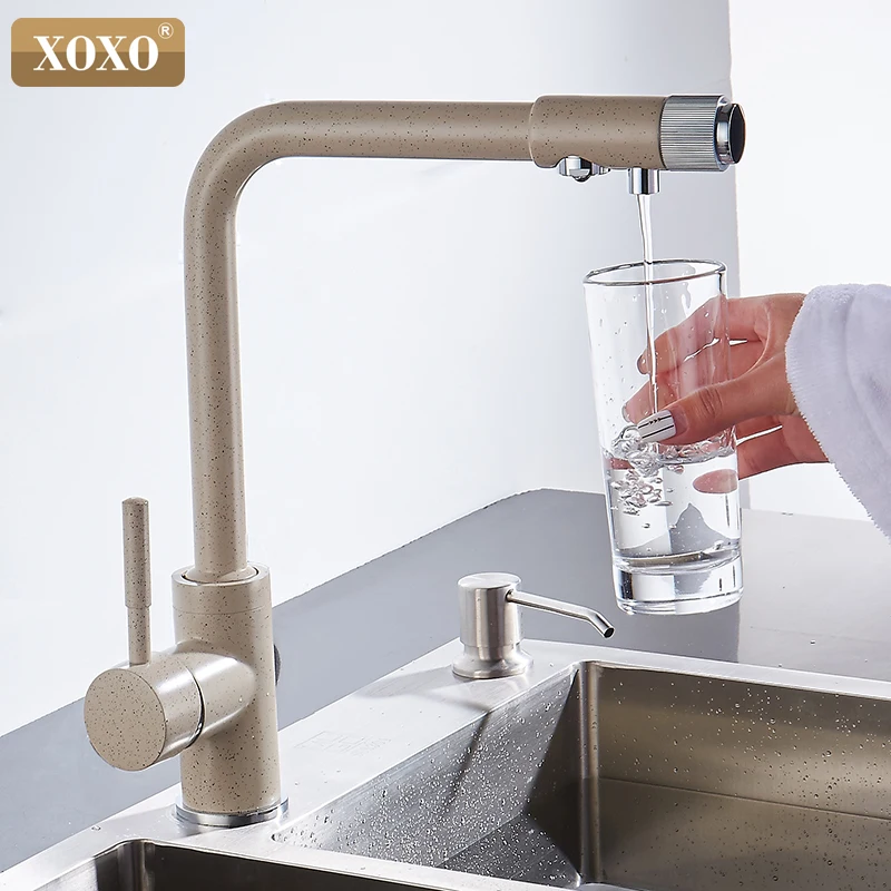  XOXO Filter kitchen faucet Cold and hot installation mixer tap deck rotate 360 degrees and the wate - 32850641185