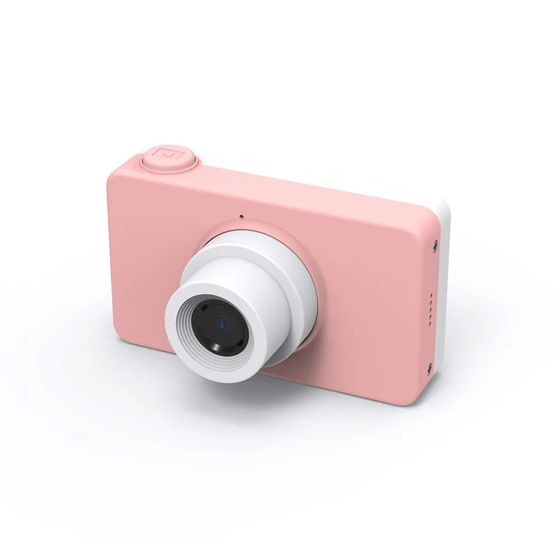 Pink no cover 16G TF 8.0MP HD мини-камеры цифровая видеокамера с 2.0LCD экраном мультяшная наклейка детская Подарочная игрушка фотография - Цвет: Pink no cover 16G TF